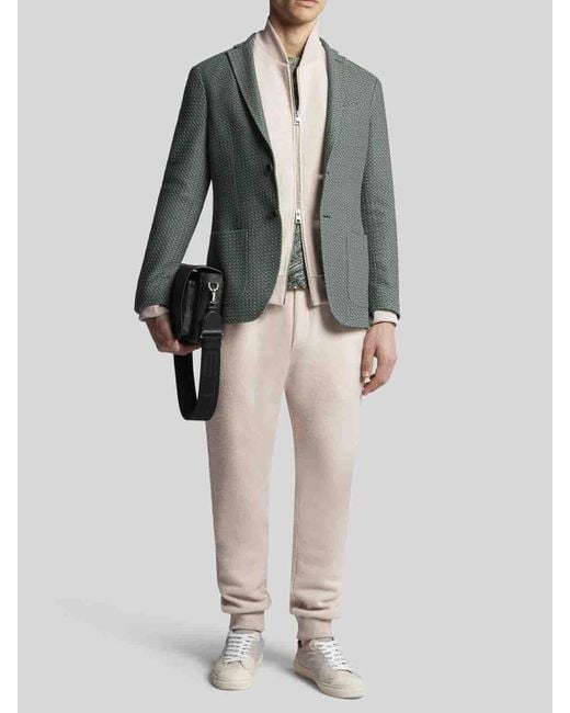 Etro Natural Wool Blend Jogging Trousers for men