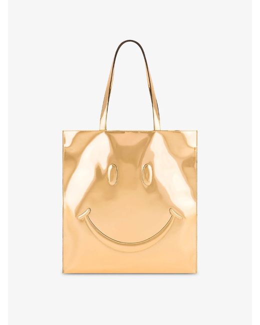 Moschino Metallic Shopping Smile Holiday