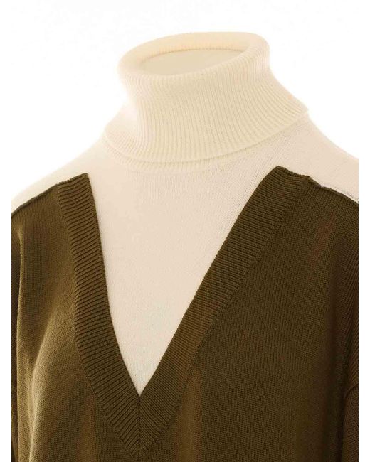 MM6 by Maison Margiela Green And Sweater