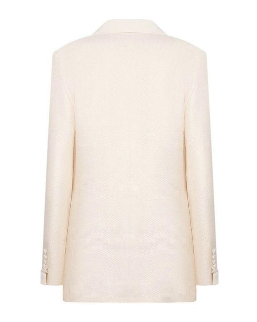 Tom Ford White Single-Breasted Viscose Blend Blazer for men