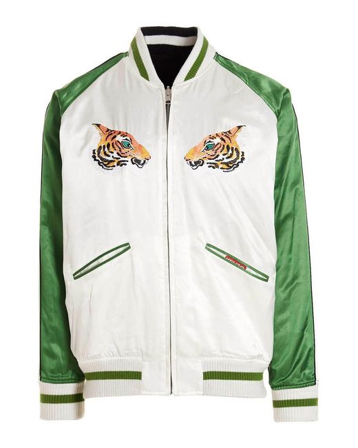 KENZO Black Gracia Reversible Bomber Jacket for men