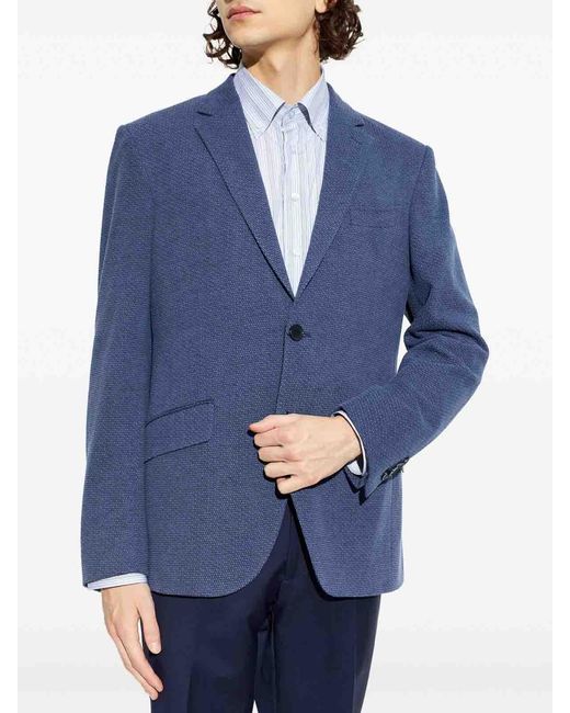 Etro Blue Roma Jersey Jacket for men