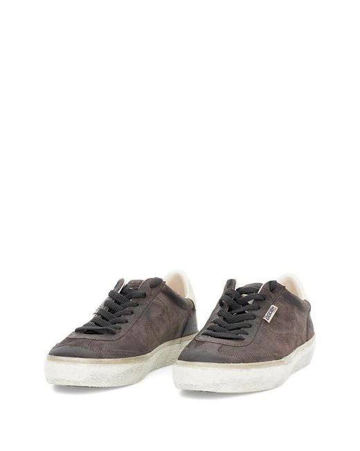 Golden Goose Deluxe Brand Brown Soul-Star Leather Sneakers for men