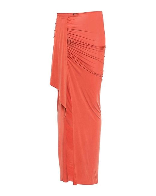 Balmain Red Skirt