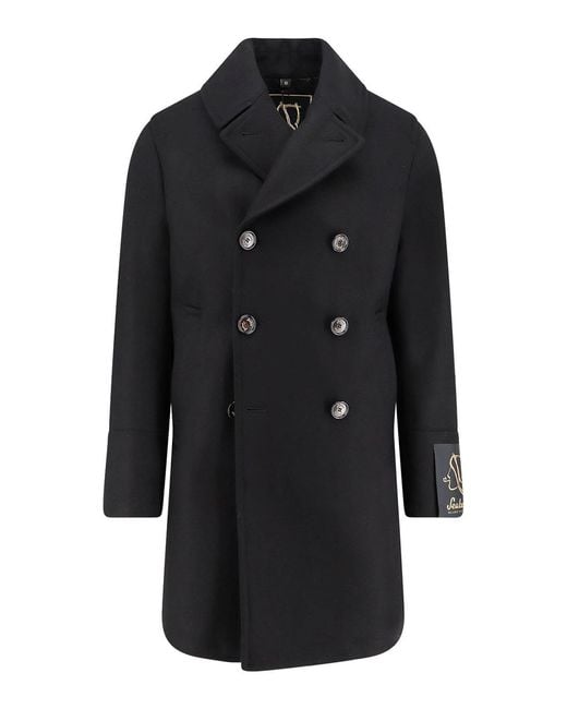Sealup Black Genoa Coat for men