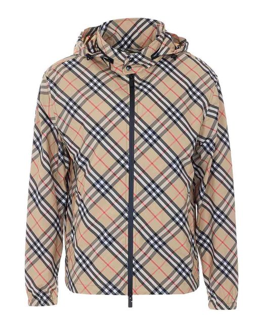 Burberry Multicolor Check Jacket for men