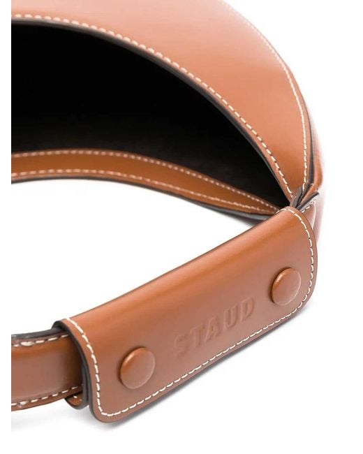 Staud Brown Moon Leather Bag