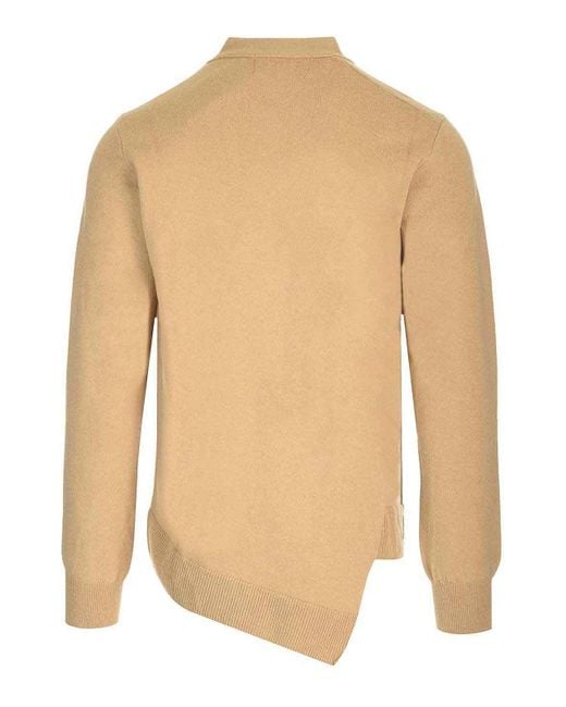 Comme des Garçons Natural Cardigan X La Coste for men