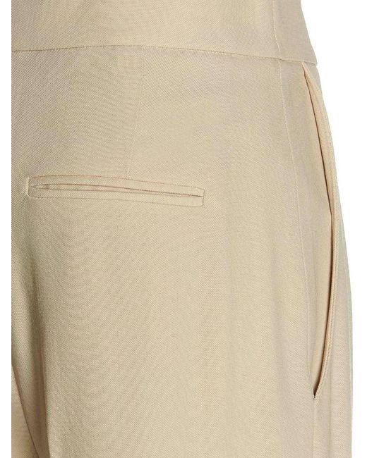 Khaite Natural Strannly Pants