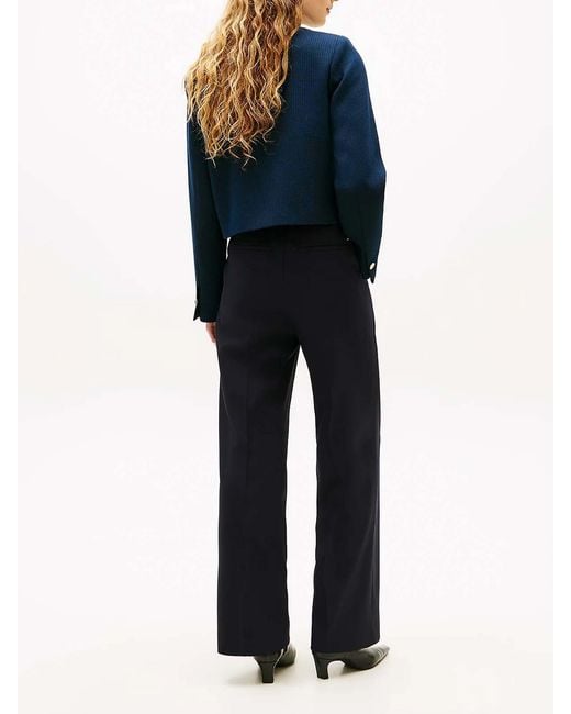 Tommy Hilfiger Blue Preppy Texture Lady Jacket