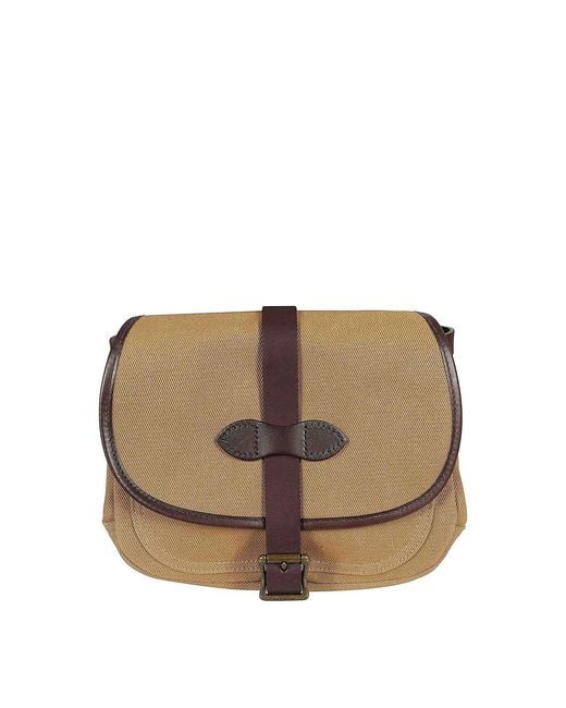 Filson Brown Rigged Twill Field Bag