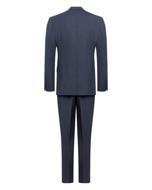 Franzese Collection Blue Pinstriped Ing Australis Suit for men