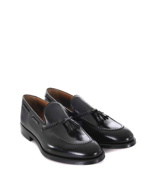 Doucal's Black Doucals Loafers for men