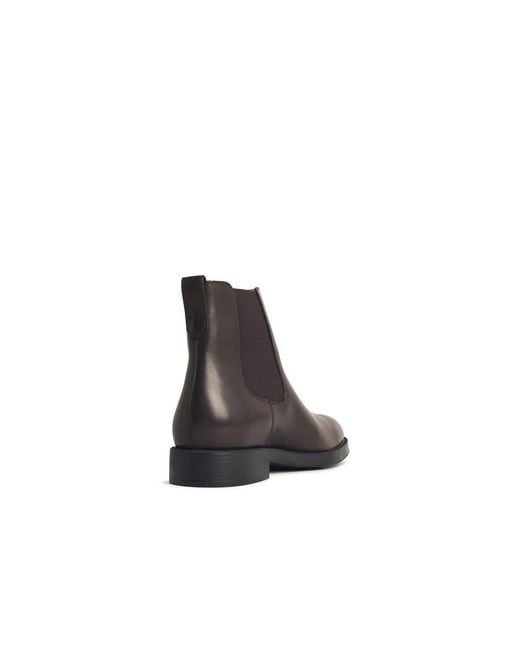 Tod's Black 'El. Formale' Leather Ankle Boots for men