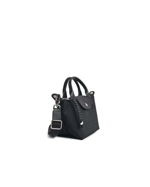 Longchamp Black Bag With 'Xs Le Pliage Energy' Handle
