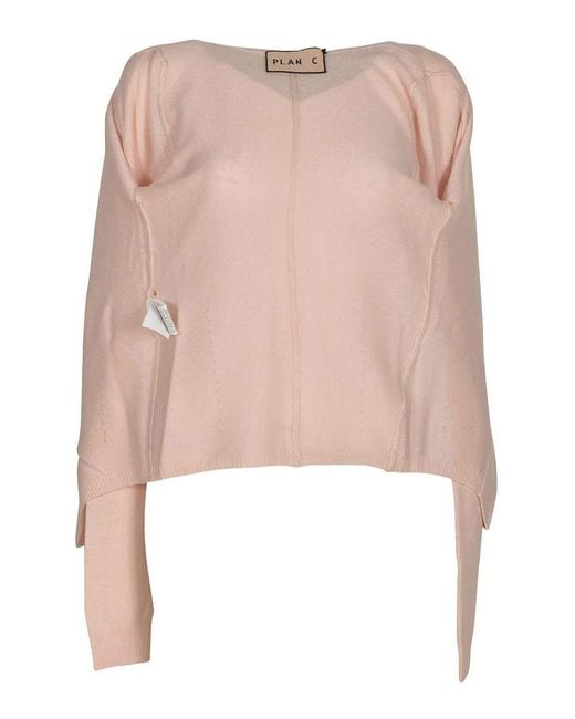 Plan C Pink Sweaters