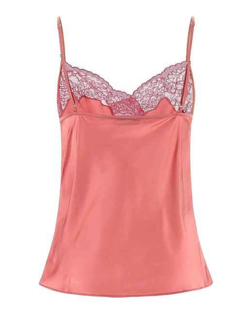 Vaillant Pink Signature Lace Top