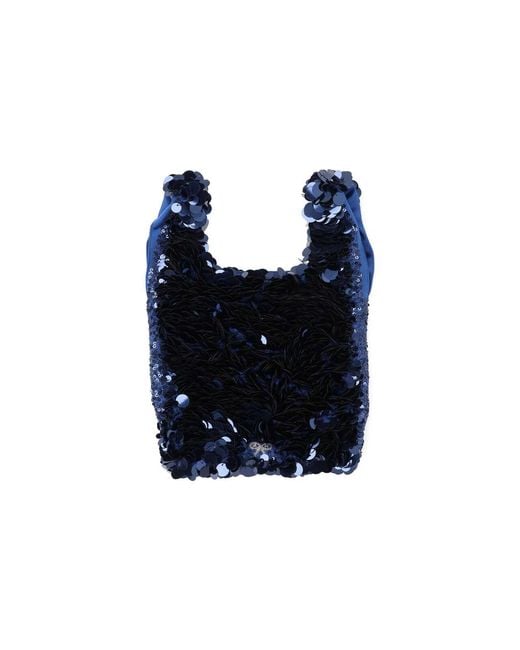 Anya Hindmarch Blue Mini Tote Bag