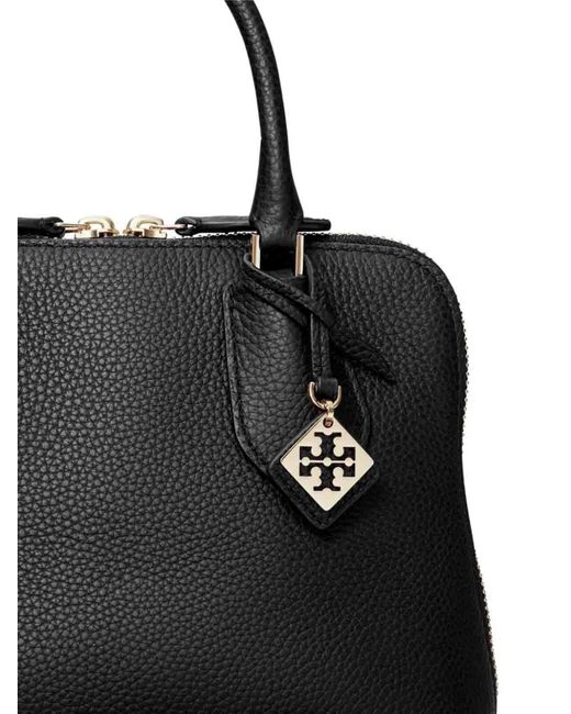 Tory Burch Black Swing Mini Leather Handbag