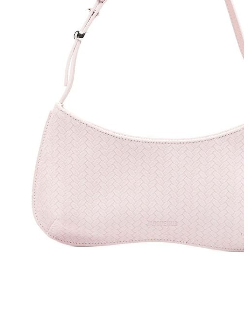 Jacquemus Pink Le Bisou Leather Shoulder Bag