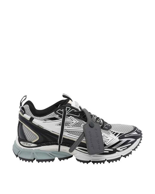 Off-White c/o Virgil Abloh Gray And Ow Be Right Back Sneakers