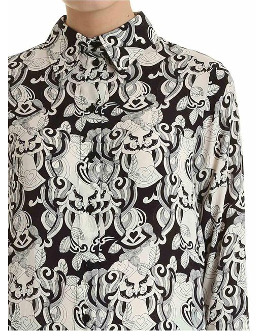 See By Chloé Gray Viscose And Silk Shirt
