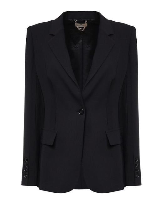 Elisabetta Franchi Black Jacket