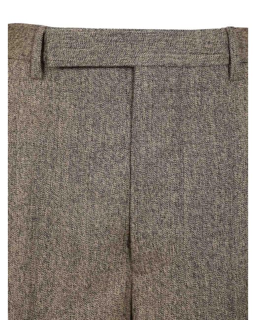 Rick Owens Brown Leg Trousers