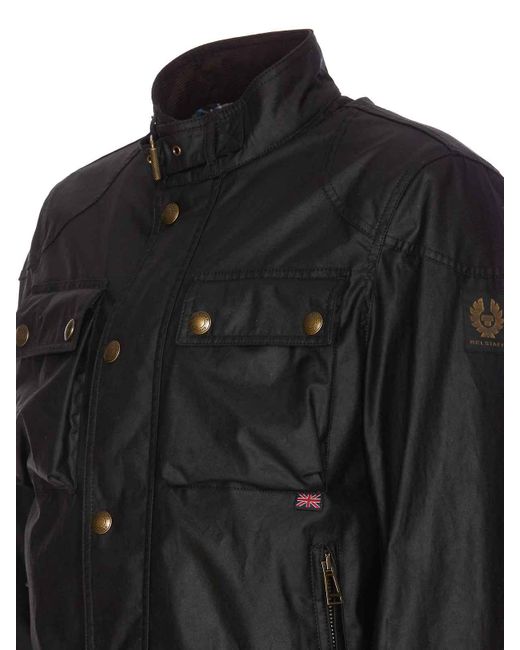 Belstaff Black Racemaster Jacket for men