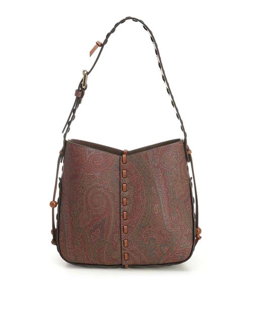 Borsa Media di Etro in Brown