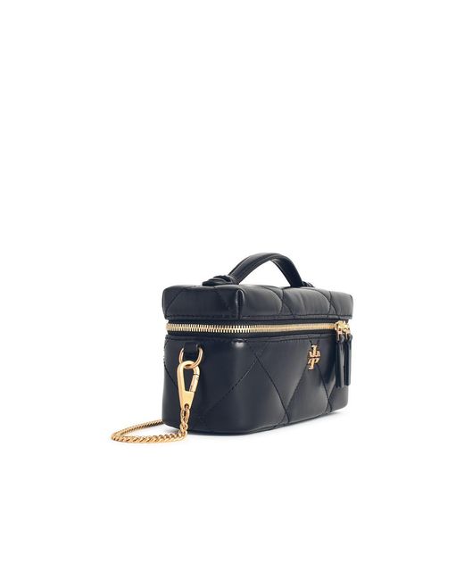 Tory Burch Blue Kira Leather Beauty Case