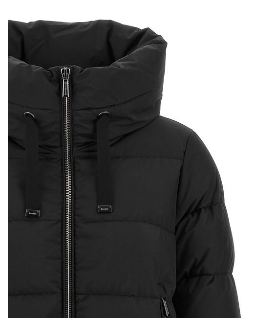 Moorer Black Gadia Down Jacket