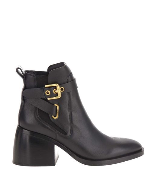 See By Chloé Black Averi Boots