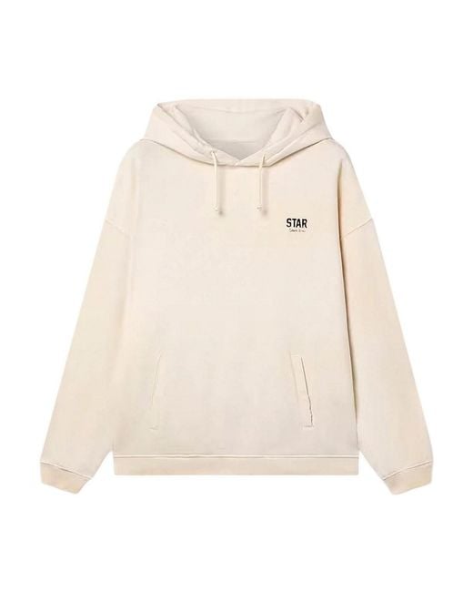 Golden Goose Deluxe Brand Natural Oversized Cotton Sweatshirt for men