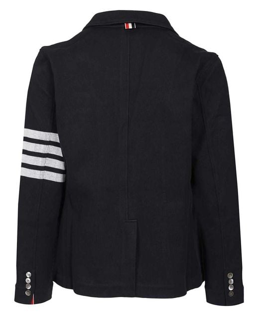 Thom Browne Black Sack Blazer for men