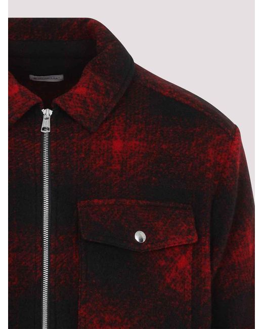 Moncler Red Shirt Jacket for men