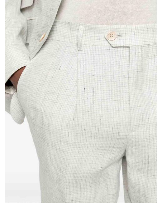 Brunello Cucinelli White Leisure Suit for men