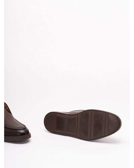 Santoni Brown 'Dragon' Lace Up for men