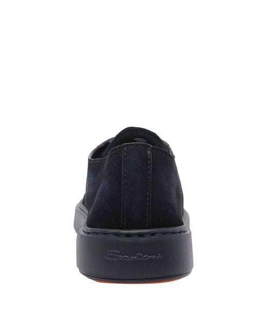 Santoni Blue Ford Sneakers for men