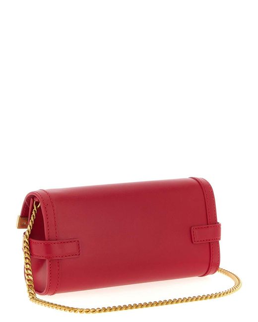 Balmain Red B-Buzz 23 Clutch
