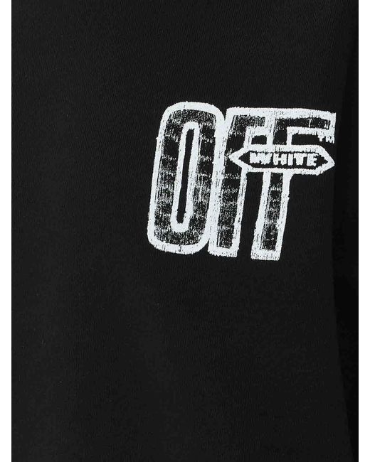 Off-White c/o Virgil Abloh Black Arrow Cotton Sweater for men