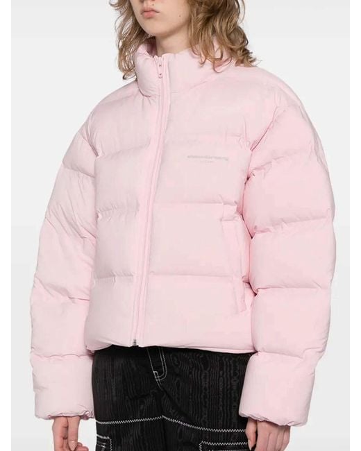 Alexander Wang Pink Jacket With Logo
