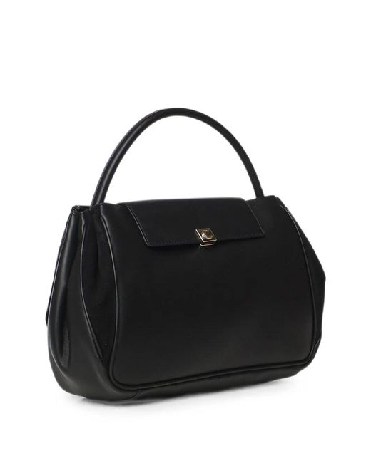 Coccinelle Black Handbag Smooth Leath/Suede Leath Noir/Noir