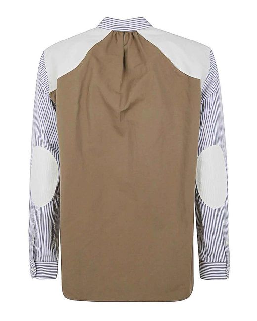 Junya Watanabe Purple Shirt With Patch for men