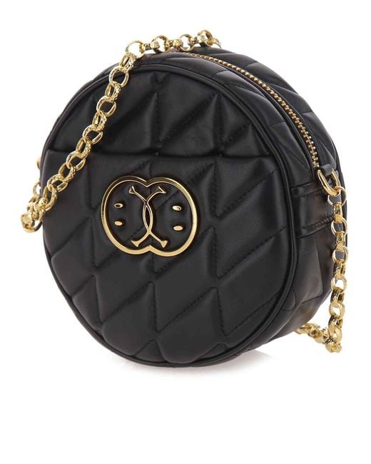 Moschino Black Quilted Crossbody