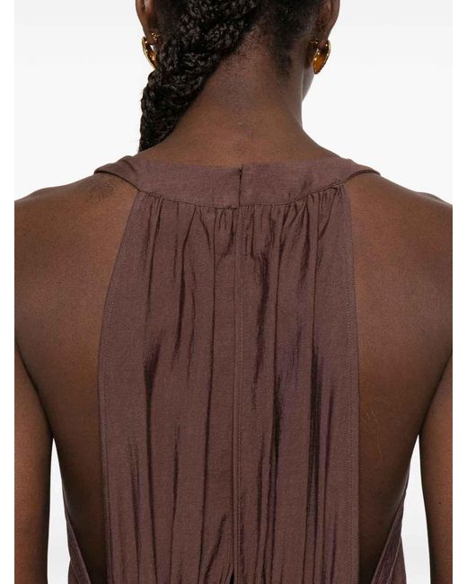 ERMANNO FIRENZE Brown Long Dress