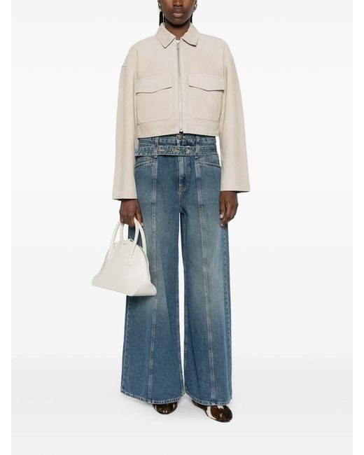 Anine Bing White Outerwear