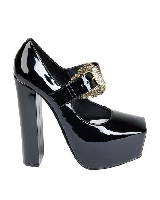 Versace Jeans Couture Black Hurley Platform