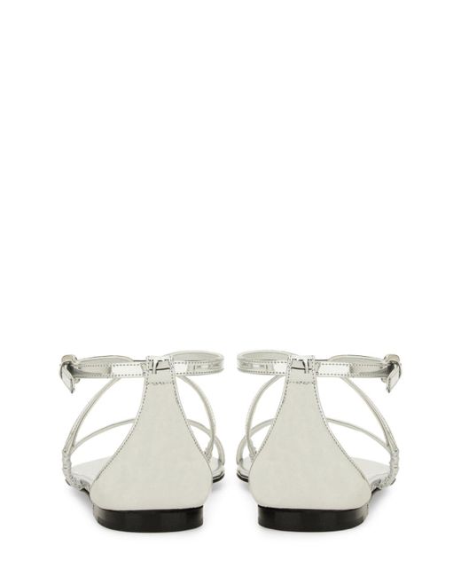 Alexander McQueen White Strappy Sandals