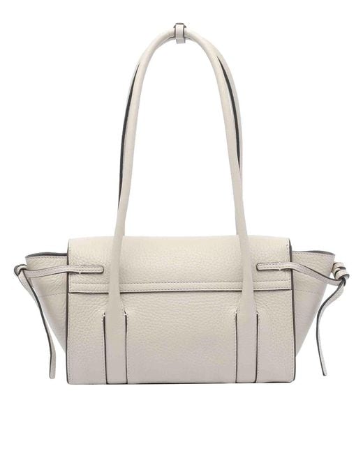Mulberry White Mini Babyswater Shoulder Bag
